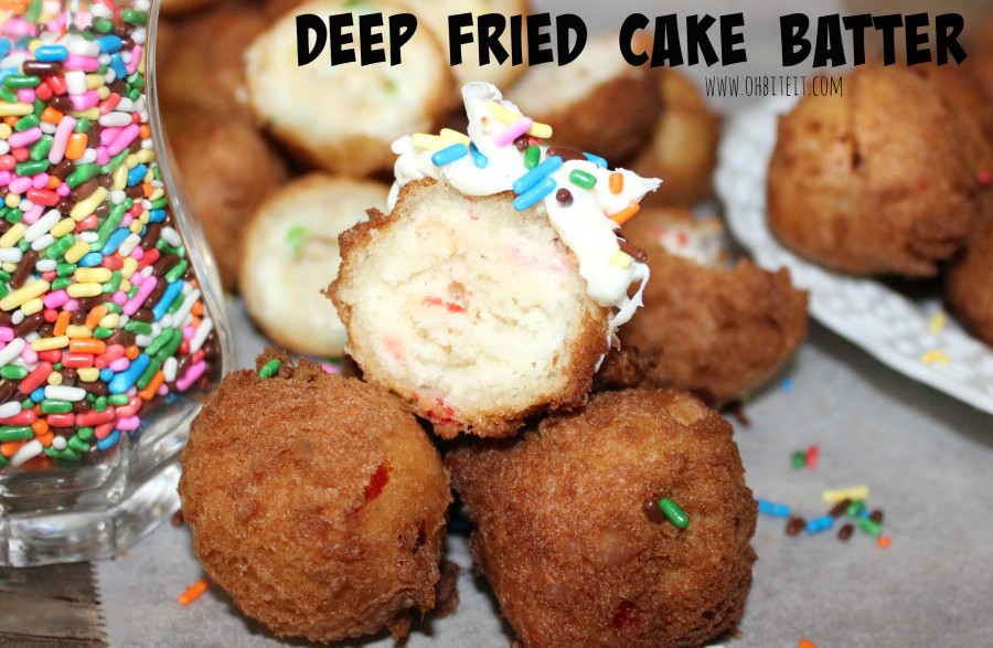 Deep Fried Cake Batter!