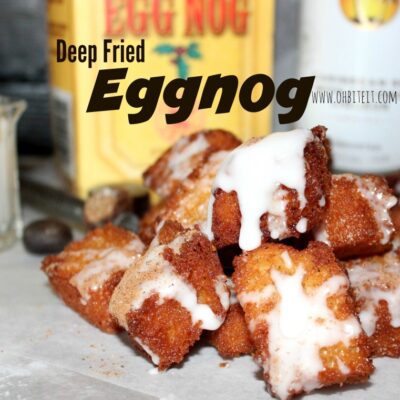 ~Deep Fried Eggnog…Glazed with Rum!