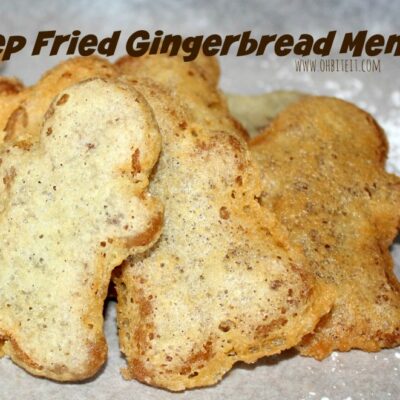 ~Deep Fried Gingerbread Men!