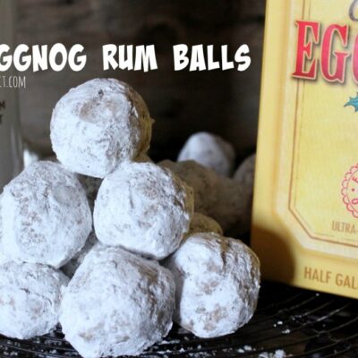 ~Eggnog Rum Balls!