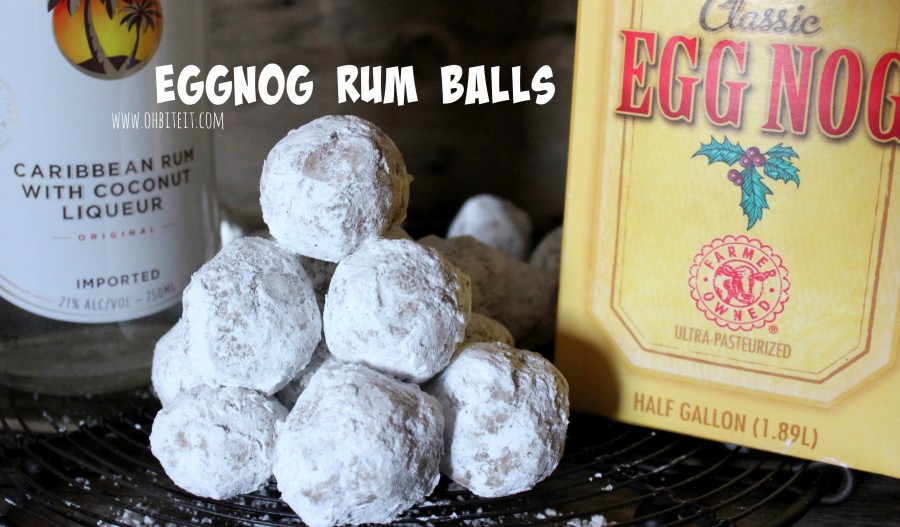 ~Eggnog Rum Balls!
