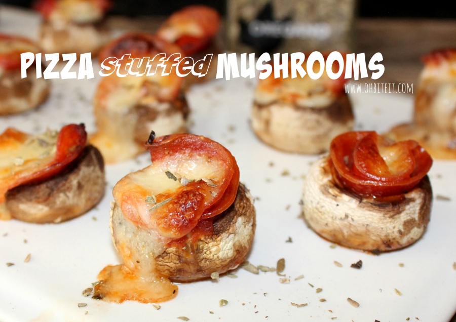 Pizza Stuffed Mushrooms!
