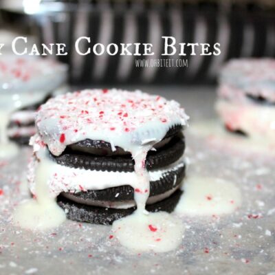 ~Candy Cane Cookie Bites!