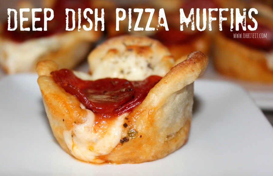 Deep Dish Pizza Muffins!