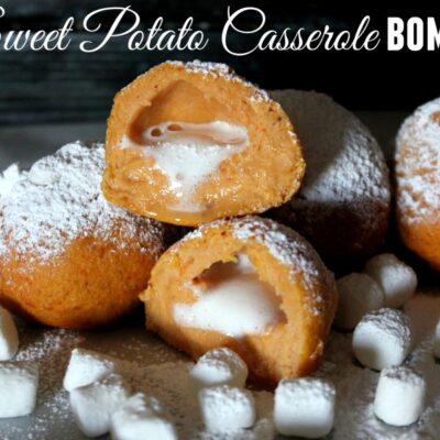 ~Sweet Potato Casserole Bombs!