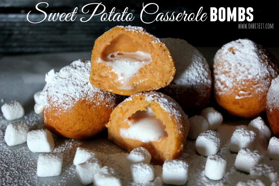 Sweet Potato Casserole Bombs!