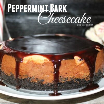 ~Peppermint Bark Cheesecake!