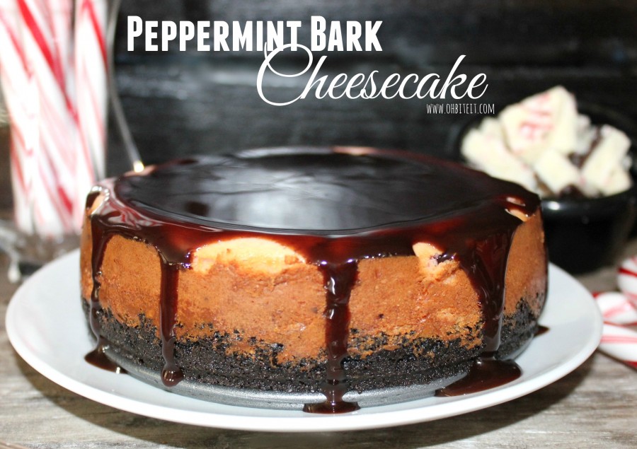 Peppermint Bark Cheesecake!