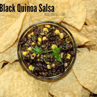 ~Black Quinoa Salsa!