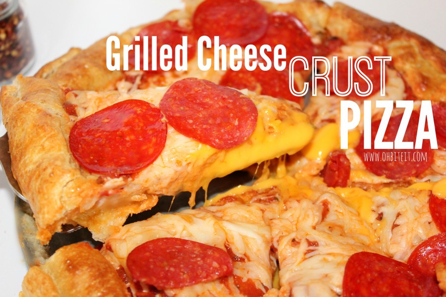 Grilled Cheese Crust Pizza!