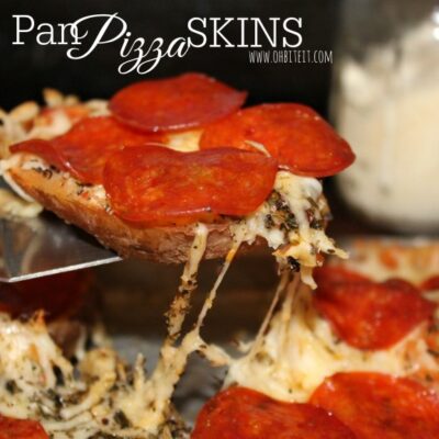 ~Sheet Pan Pizza Potato Skins!