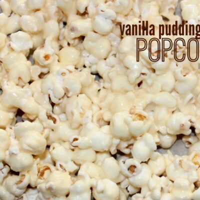 ~Vanilla Pudding Popcorn!