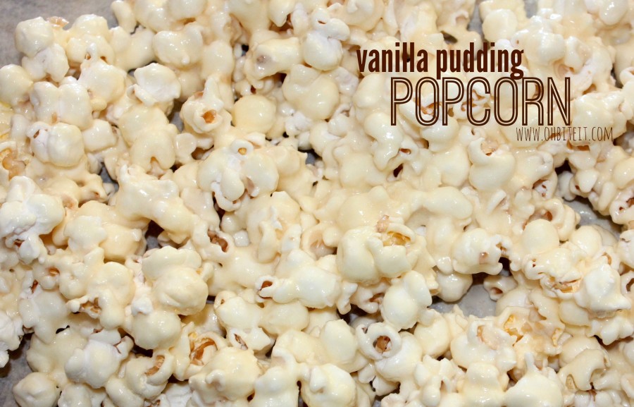 Vanilla Pudding Popcorn!
