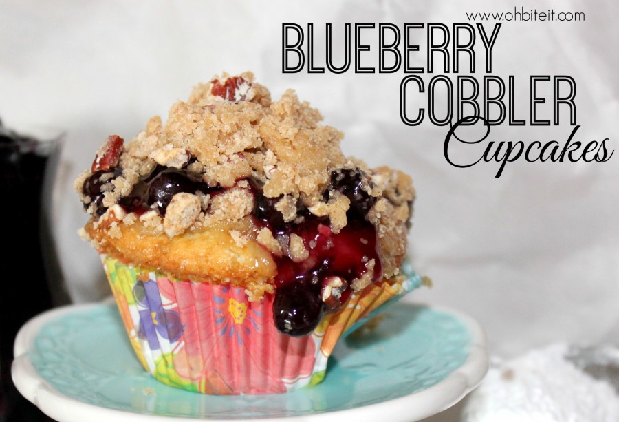 Blueberry Cobbler Cupcakes!