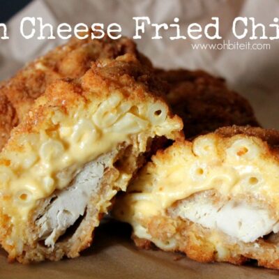 ~Mac n Cheese Fried Chicken!