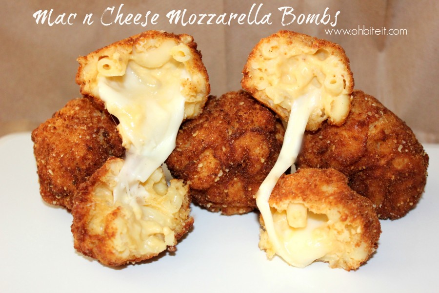 Mac n Cheese Mozzarella Bombs!