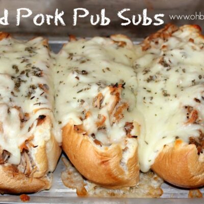 ~Pulled Pork Pub Subs!