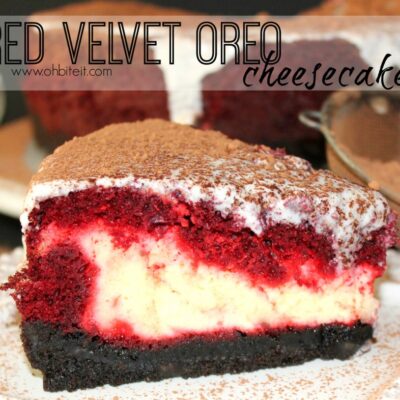 ~Red Velvet OREO Cheesecake!