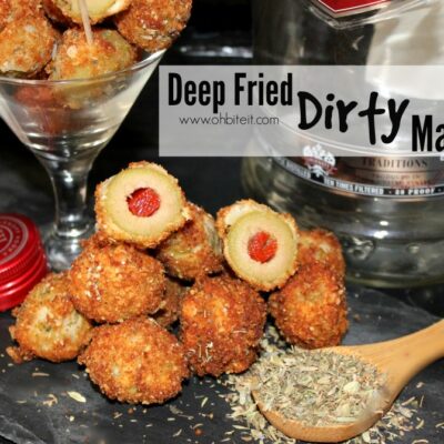 ~Deep Fried Dirty Martini!