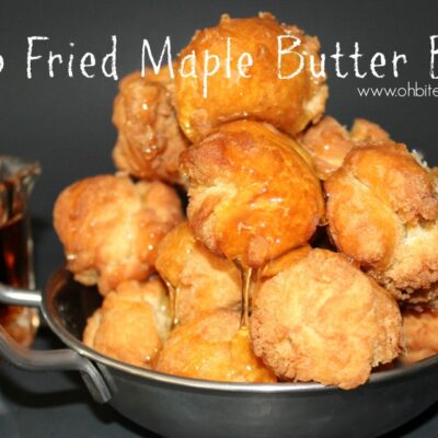 ~Deep Fried Maple Butter Balls!