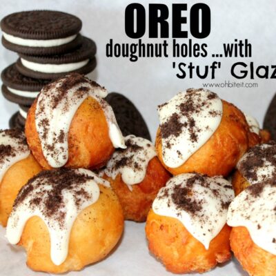 ~OREO Doughnut Holes…with 'Stuf' Glaze!