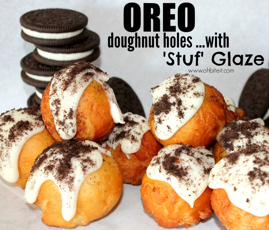OREO Doughnut Holes…with 'Stuf' Glaze!