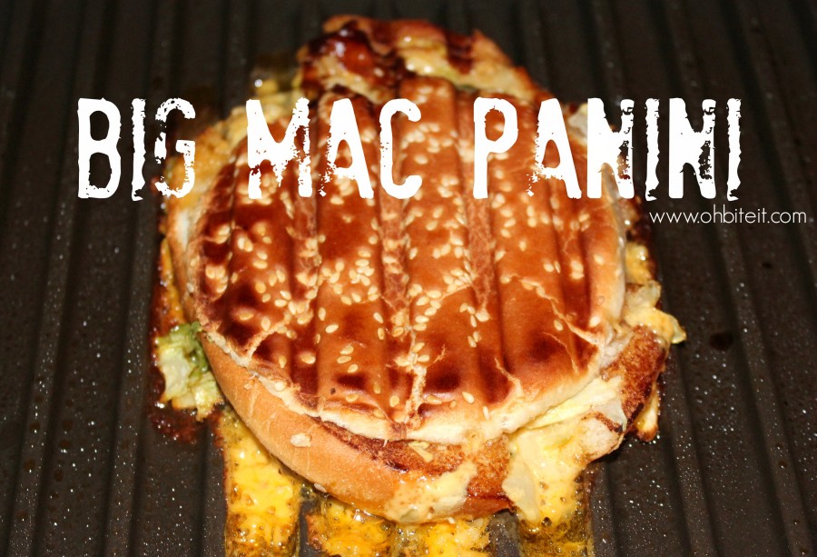 Big Mac Panini!