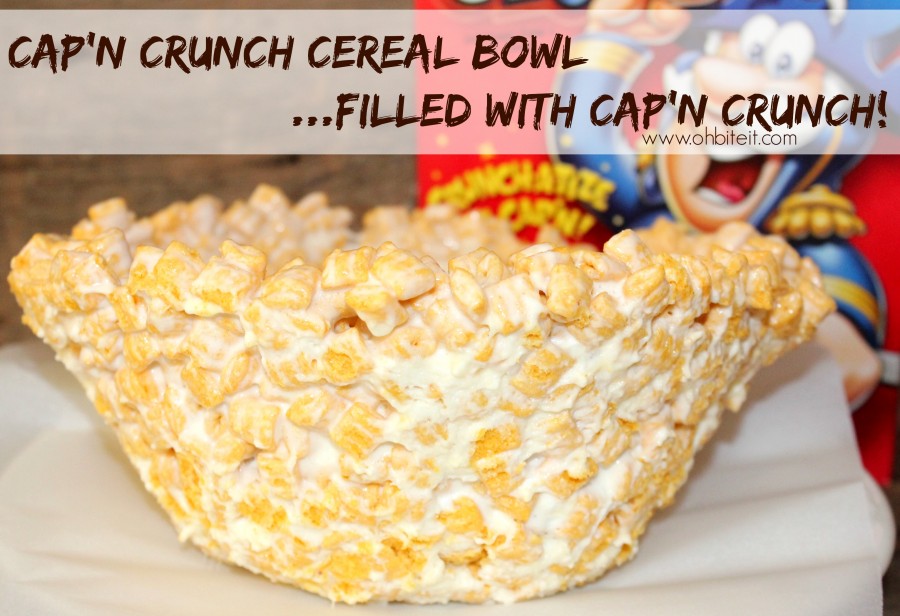 Cap'n Crunch Cereal Bowl!