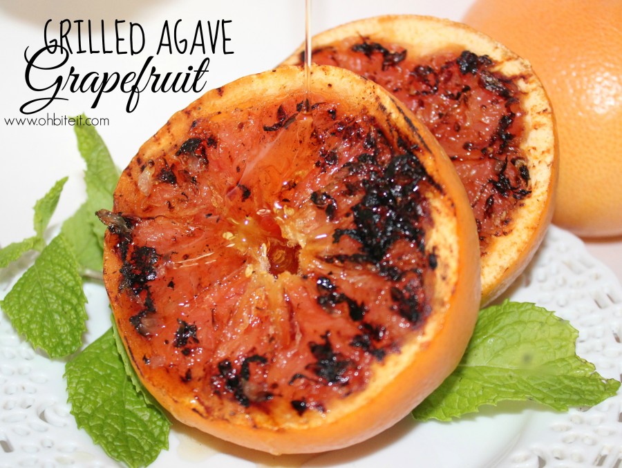 Grilled Agave Grapefruit!