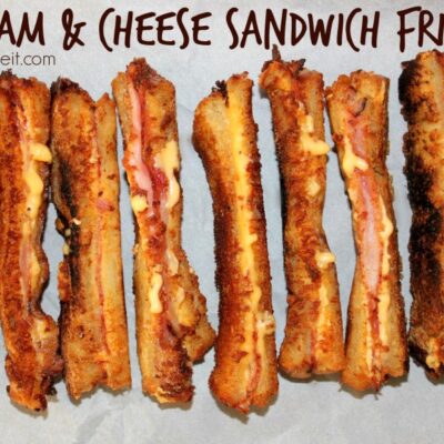 ~Ham & Cheese Sandwich Fries!