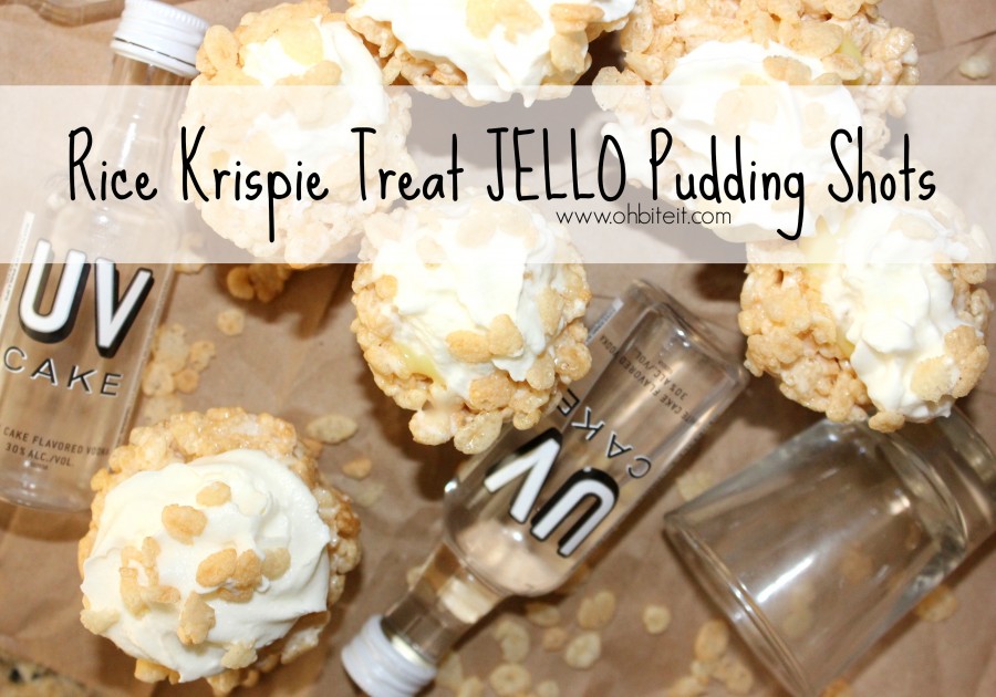 Rice Krispie Treat Shot Glasses! - Oh Bite It