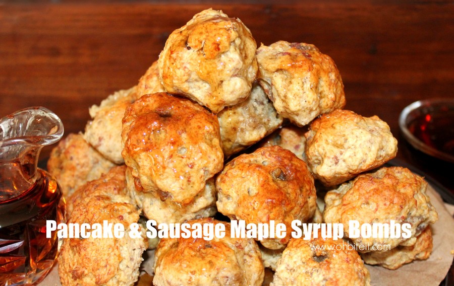 Pancake & Sausage Maple Syrup Bombs!