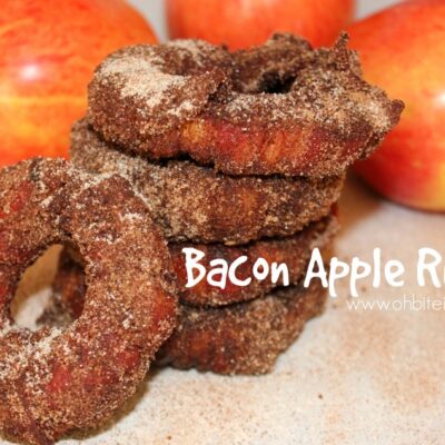 ~Bacon Apple Rings!
