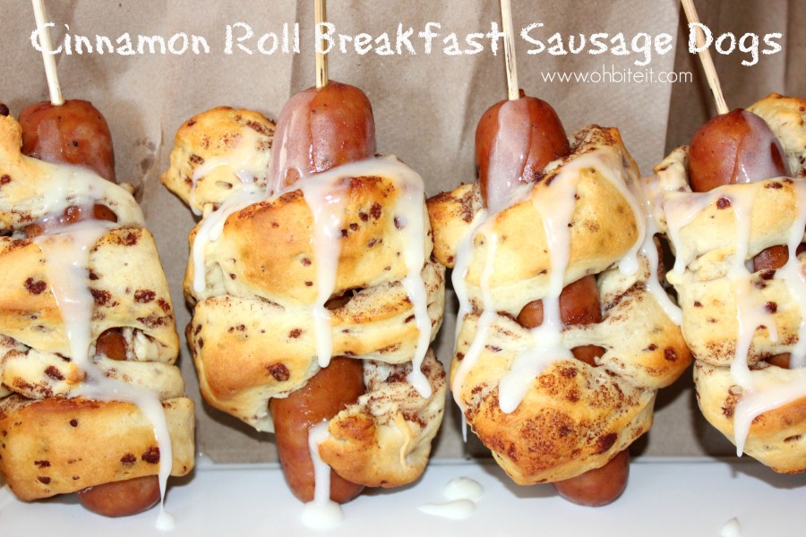 Cinnamon Roll Breakfast Sausage Dogs!
