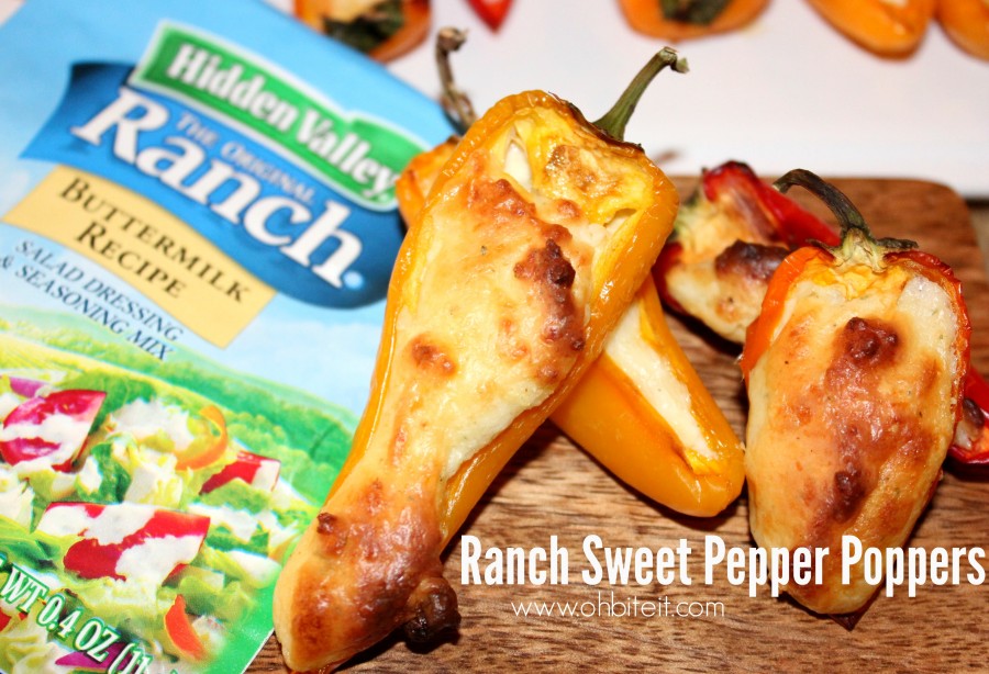 Ranch Sweet Pepper Poppers!