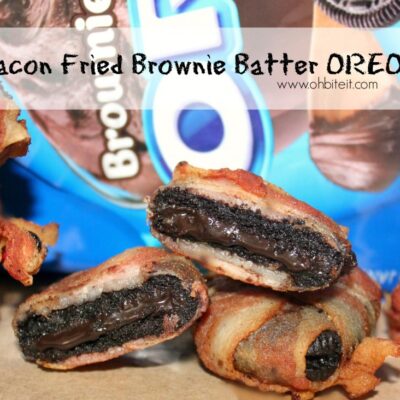 ~Bacon Fried Brownie Batter OREOS!
