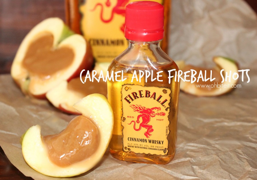 Caramel Apple FIREBALL Shots!