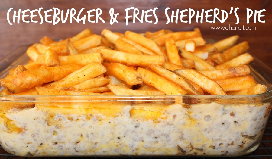 Cheeseburger & Fries Shepherd's Pie!
