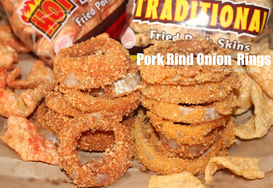 Pork Rind Onion Rings!