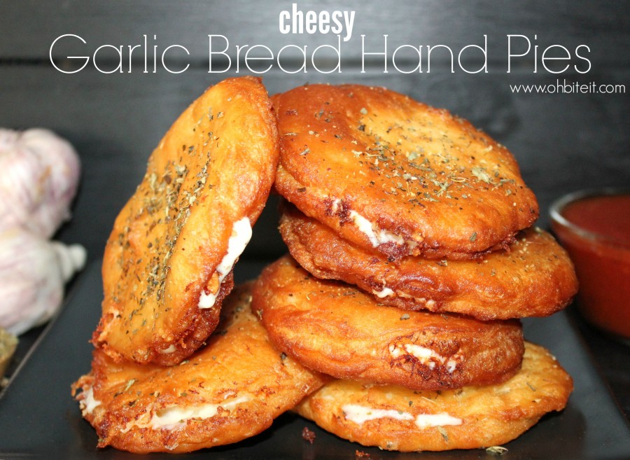 Cheesy Garlic Bread Hand Pies!