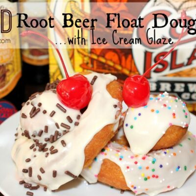 ~HARD Root Beer Float Doughnuts ..with Ice Cream Glaze!
