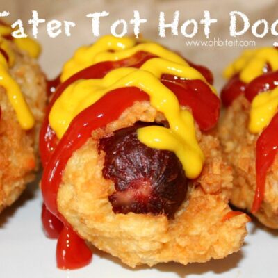 ~Tater Tot Hot Dogs!