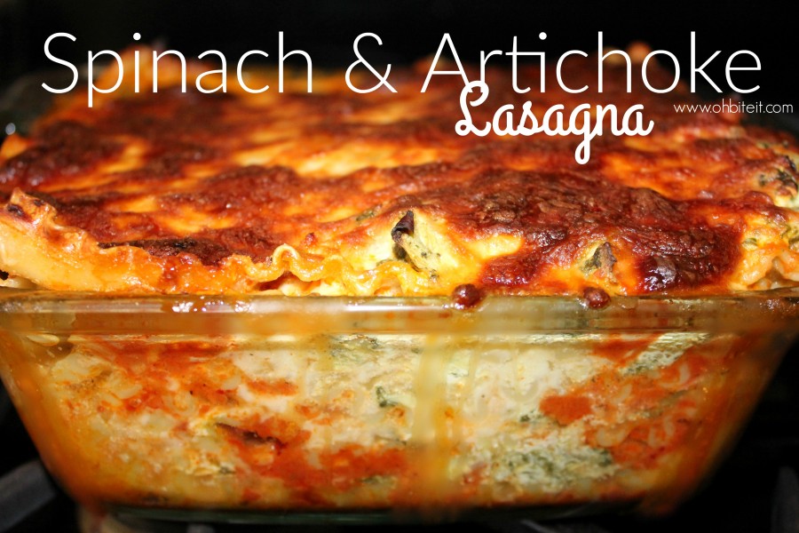 Spinach & Artichoke Lasagna!