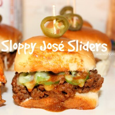 ~Sloppy Jose Sliders!