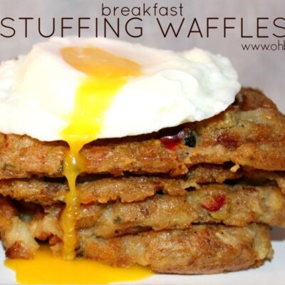 ~Breakfast Stuffing Waffles!