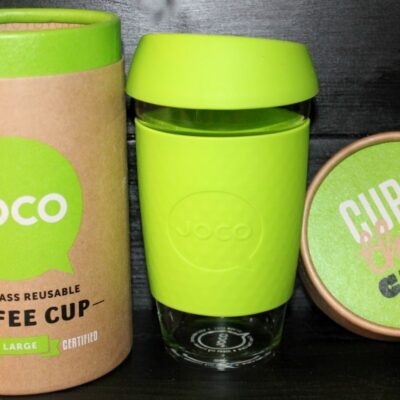 ~JOCO..reusable glass cups!