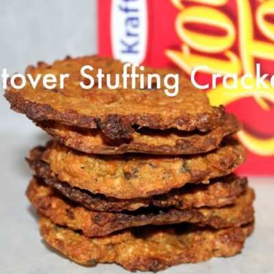 ~Leftover Stuffing CRACKERS!