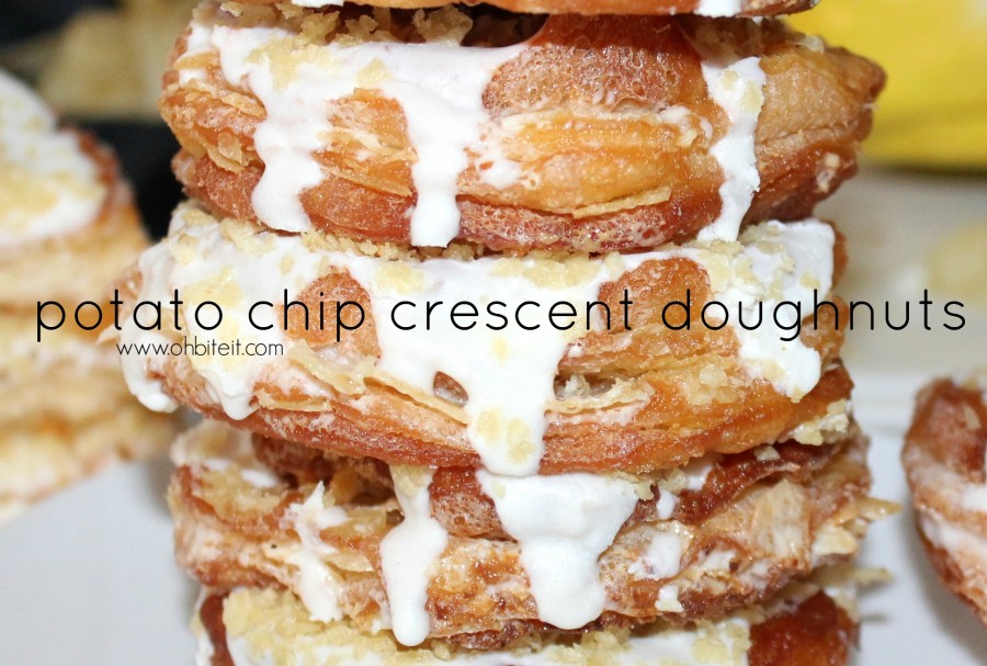 Potato Chip Crescent Doughnuts!