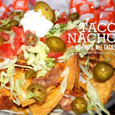 ~Taco Nachos!  ..NO chips, just TACOS!
