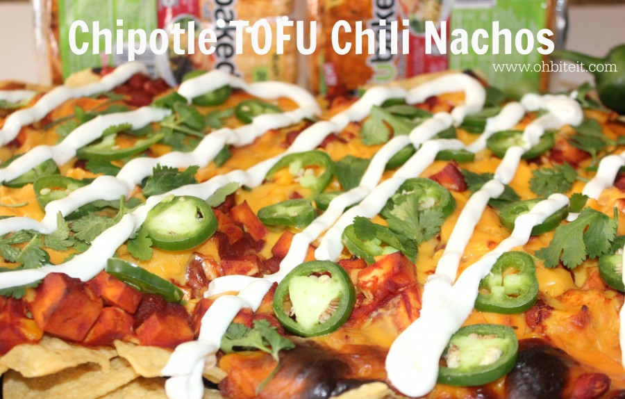 Chipotle TOFU Chili Nachos!